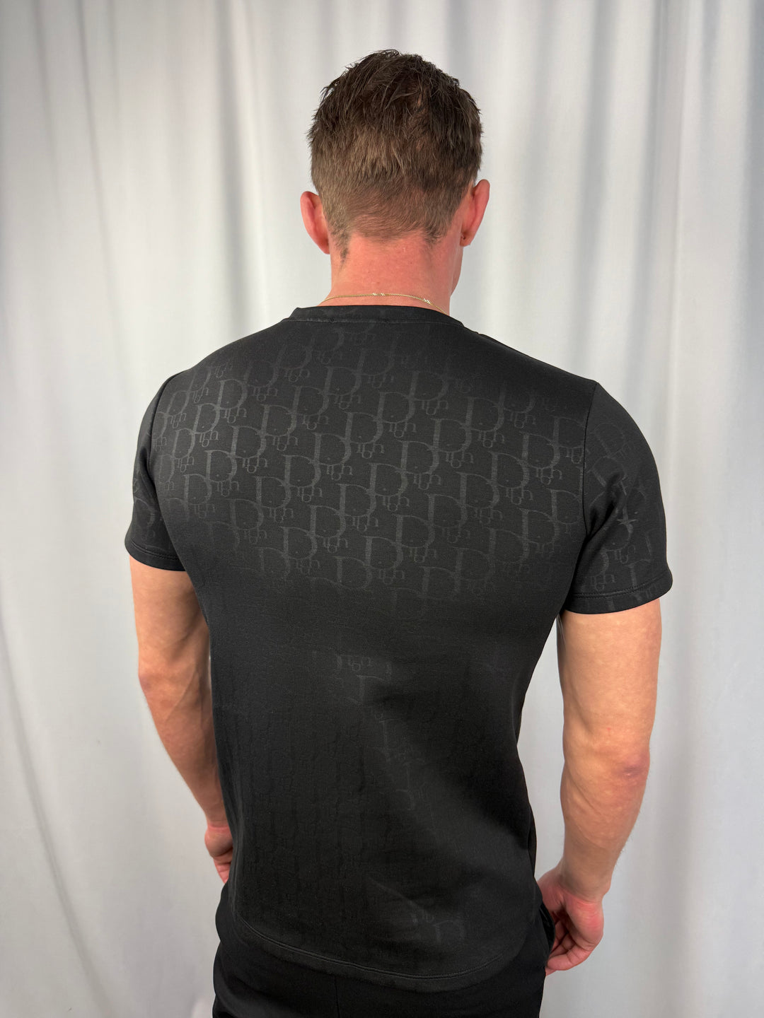 Noir Monogram Luxe T-Shirt