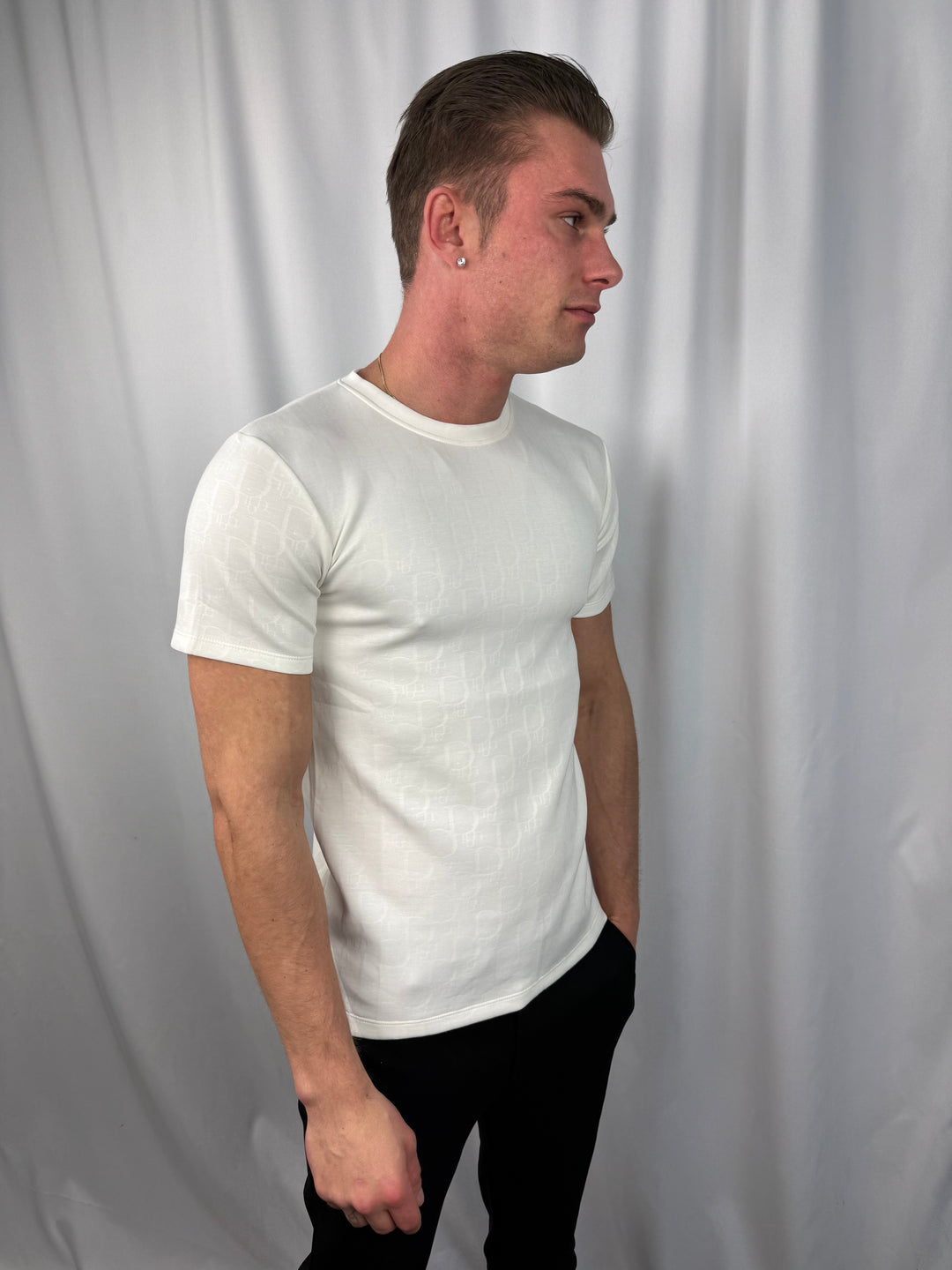 Noir Monogram Luxe T-Shirt