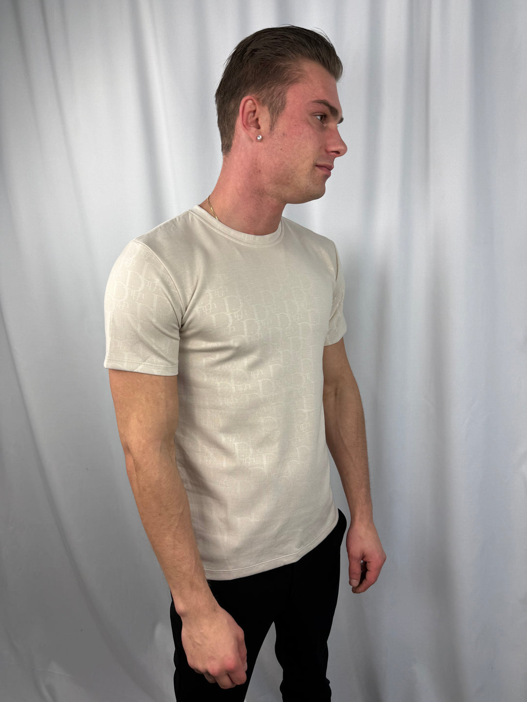 Noir Monogram Luxe T-Shirt