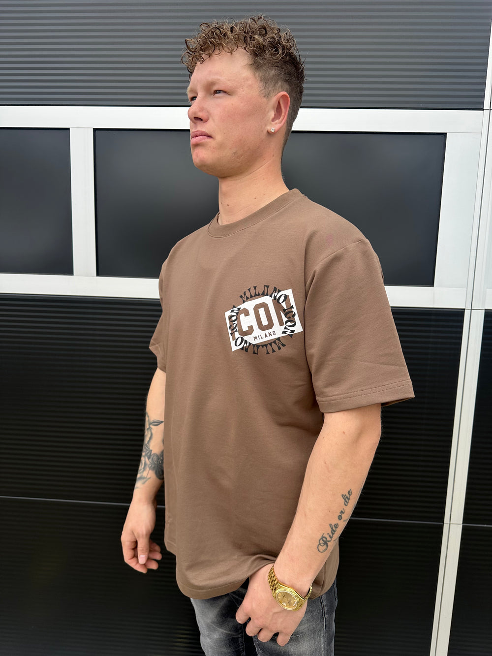 The Icon Milano Oversized T Shirt 25103