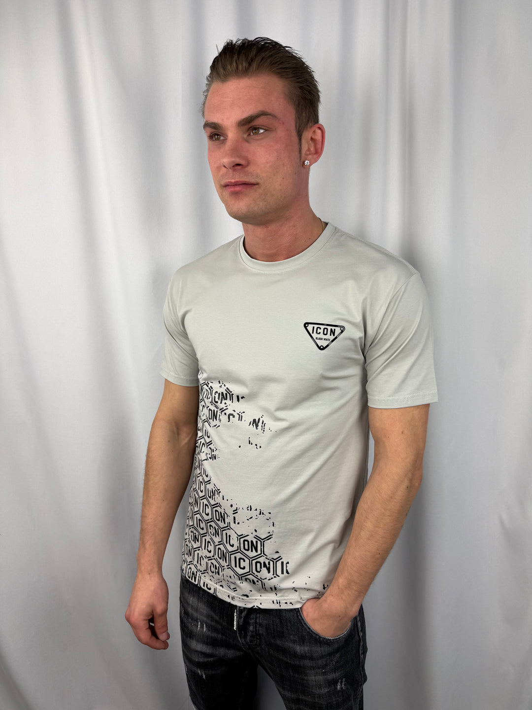 Icon Grid Flow T-Shirt