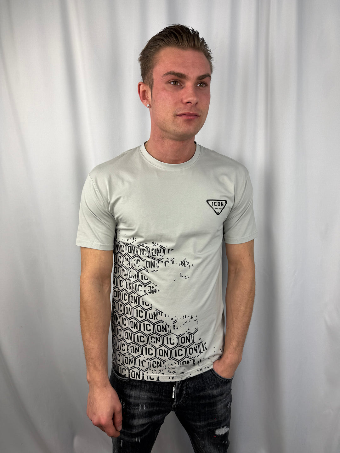 Icon Grid Flow T-Shirt