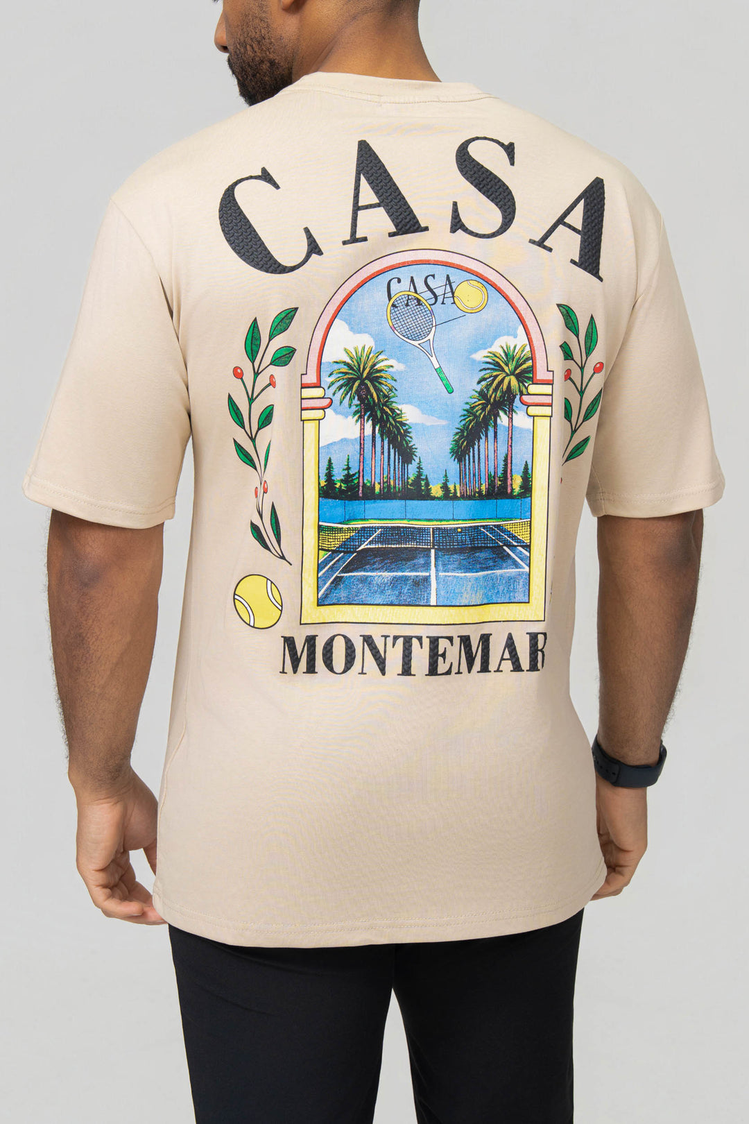 Casa Montemar Back Print Oversized T-Shirt