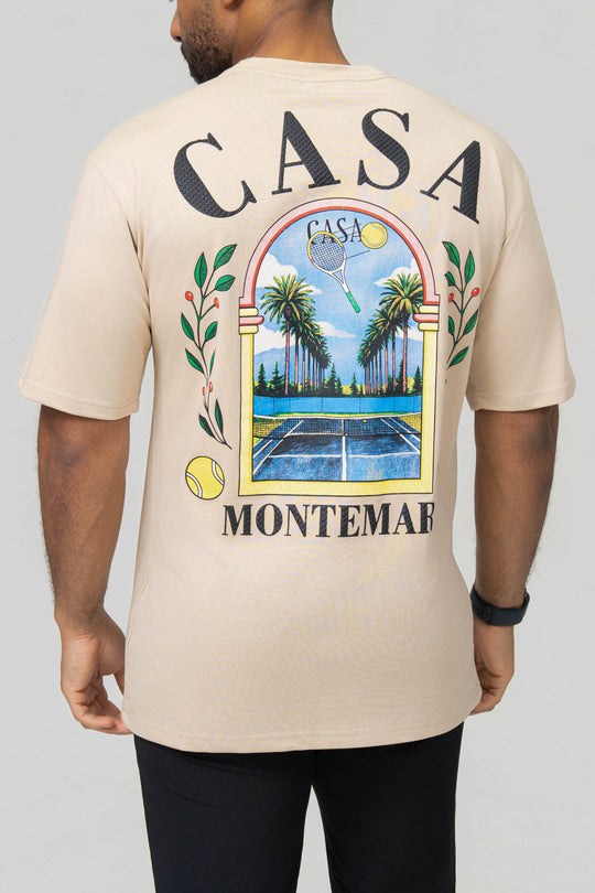 Casa Montemar Back Print Oversized T-Shirt