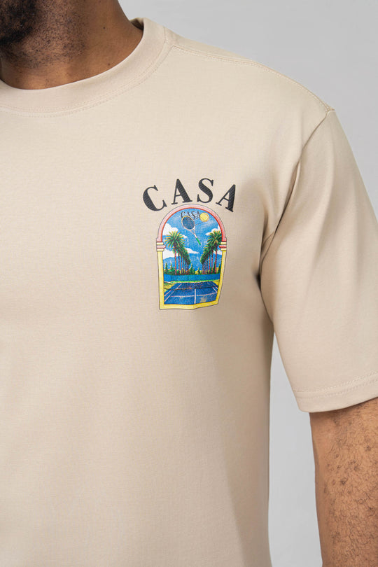 Casa Montemar Back Print Oversized T-Shirt