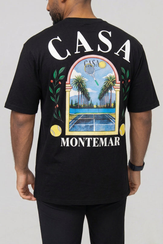 Casa Montemar Back Print Oversized T-Shirt