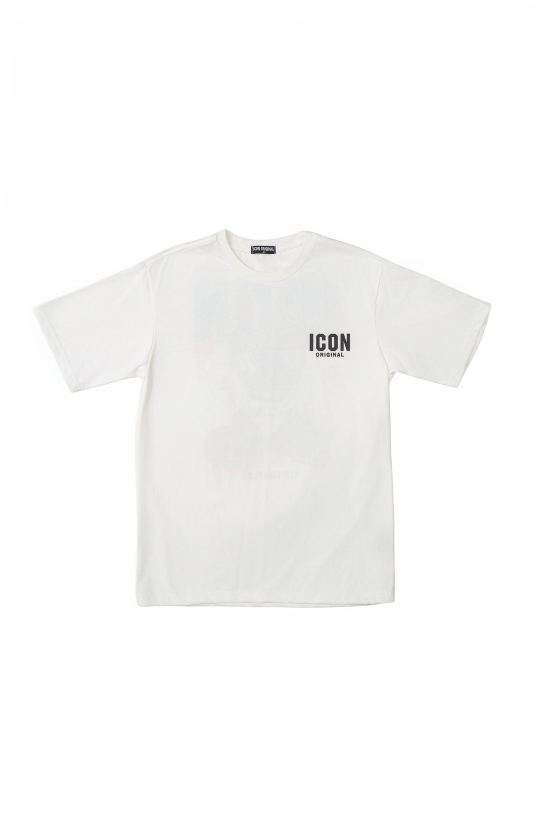 Icon Teddy Back Print Oversized T-Shirt