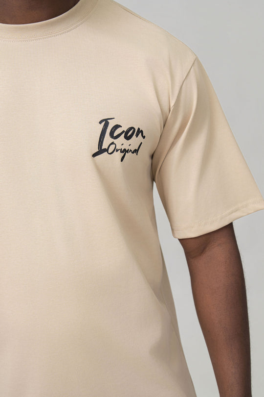 Icon Teddy Skate Back Print Oversized T-Shirt