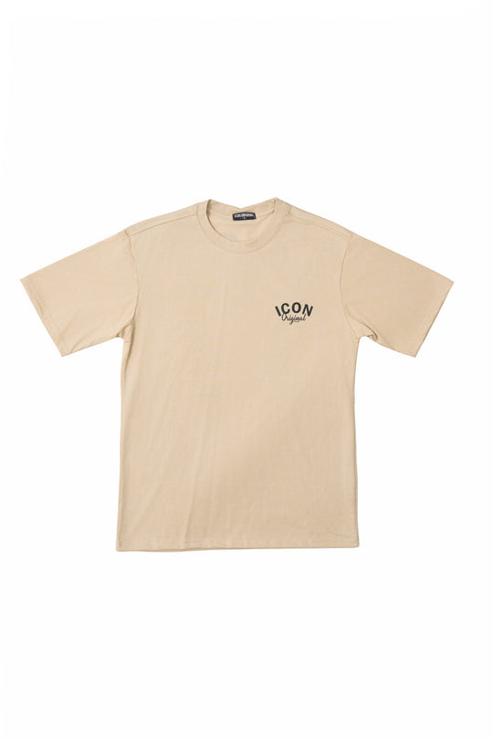 Icon Summer Cocktail Back Print Oversized T-Shirt