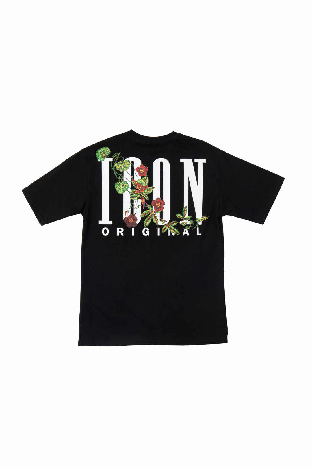 Icon Floral Back Print Oversized T-Shirt