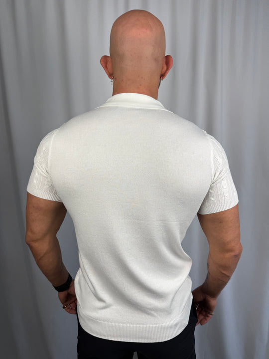 Refined Zip Polo Knit