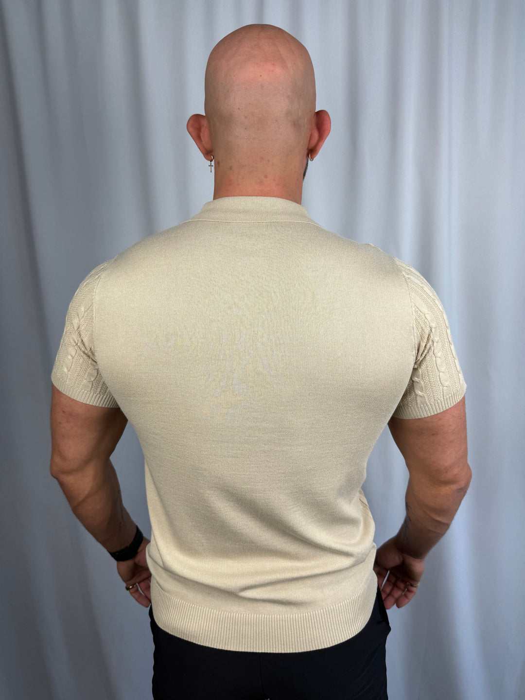 Refined Zip Polo Knit