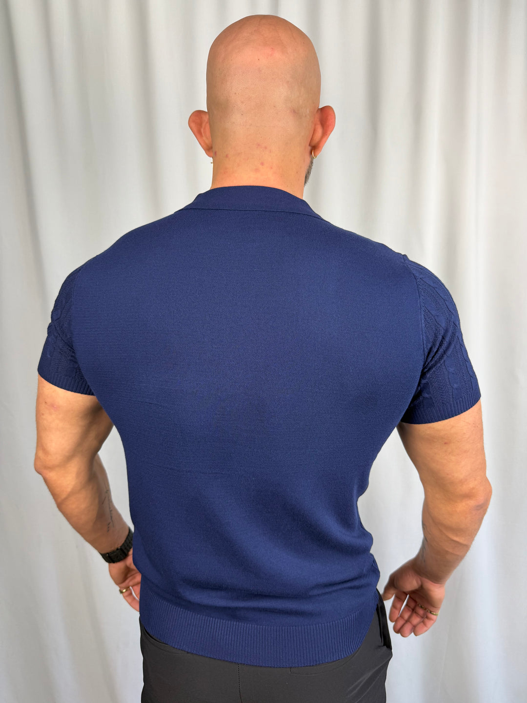 Refined Zip Polo Knit