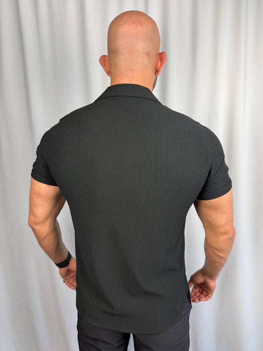 Modern Ribbed Resort Shirt