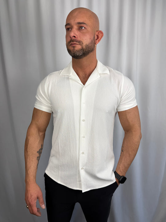 Modern Ribbed Resort Shirt