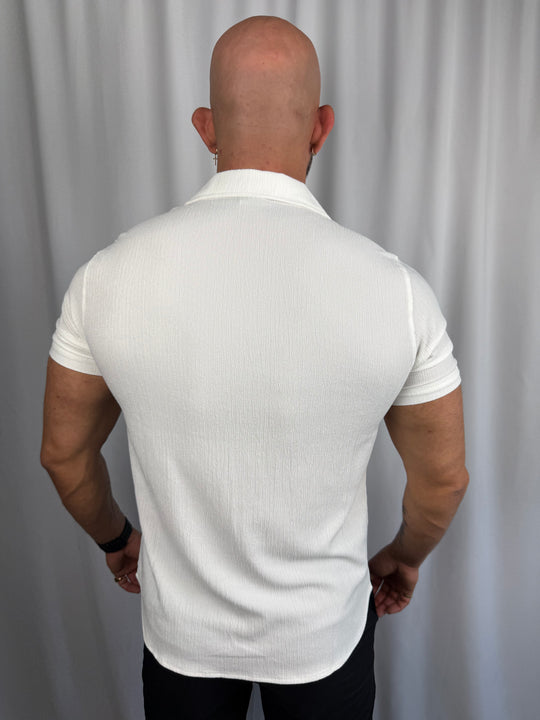 Modern Ribbed Resort Shirt