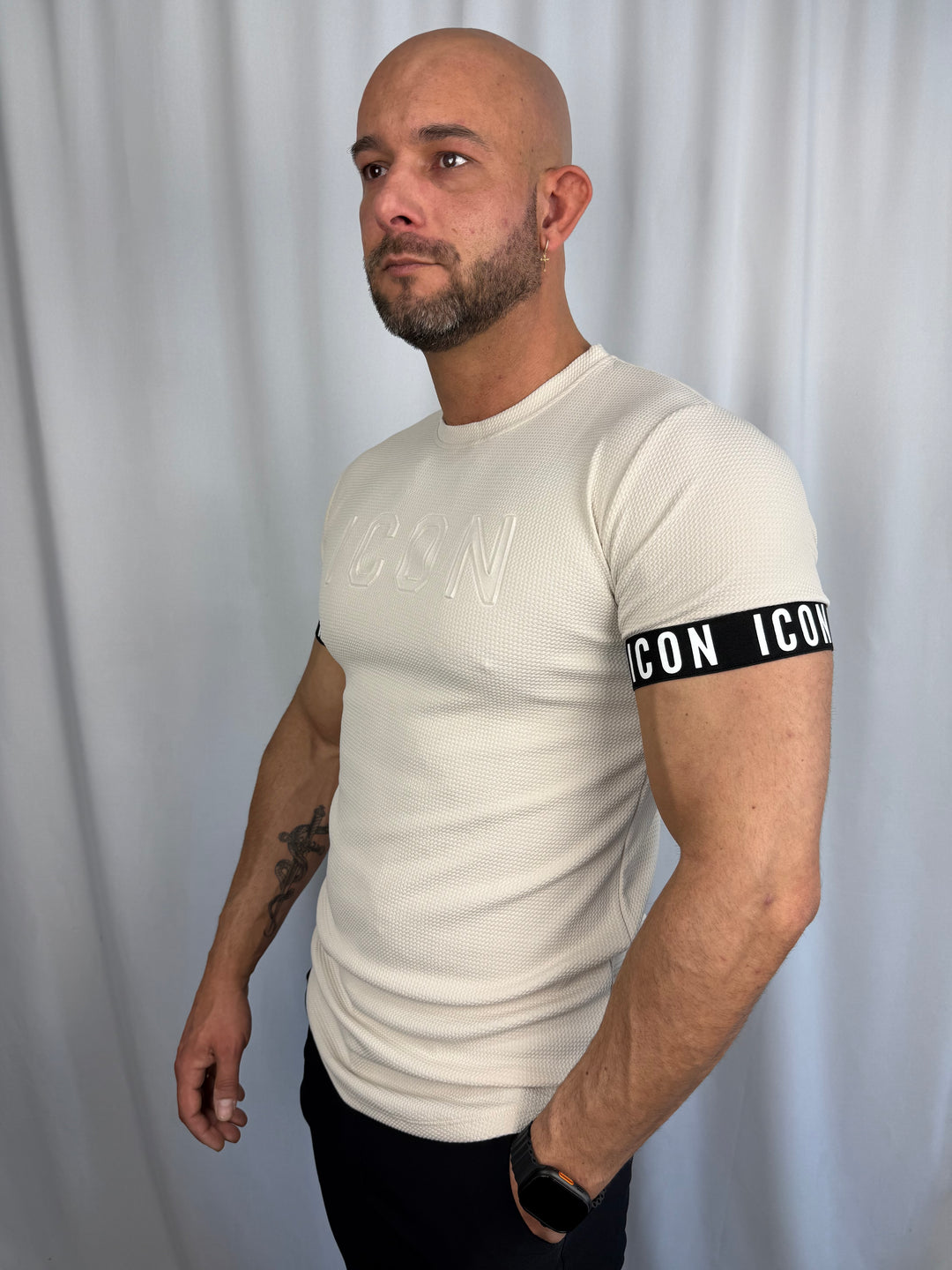 Icon Shadow Embossed T-Shirt