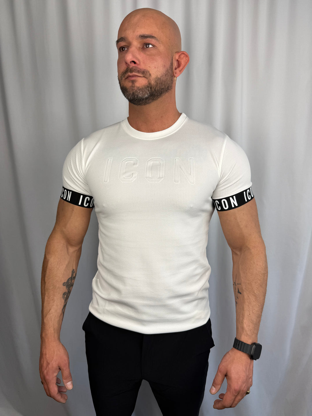 Icon Shadow Embossed T-Shirt