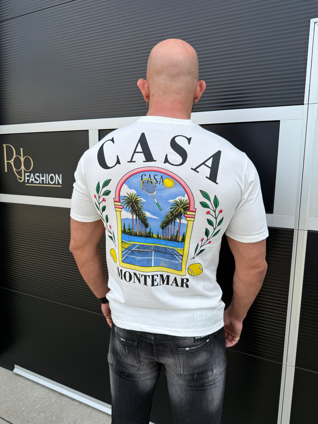 Casa Montemar Back Print Oversized T-Shirt