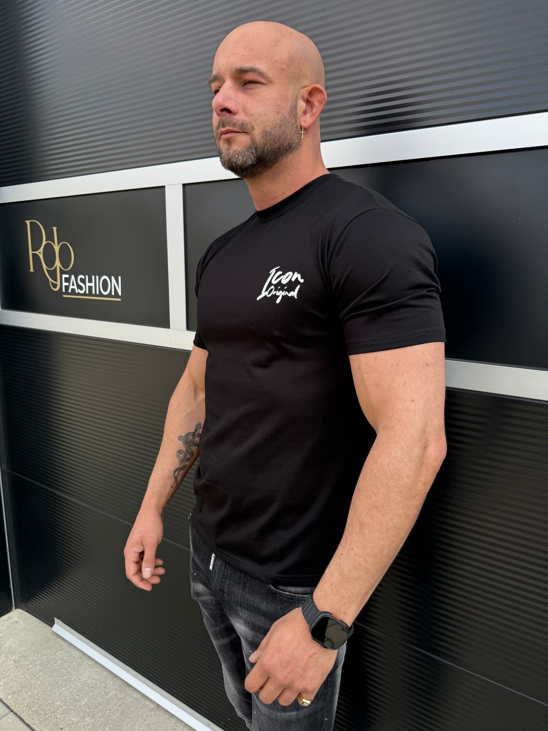 Icon Teddy Skate Back Print Oversized T-Shirt