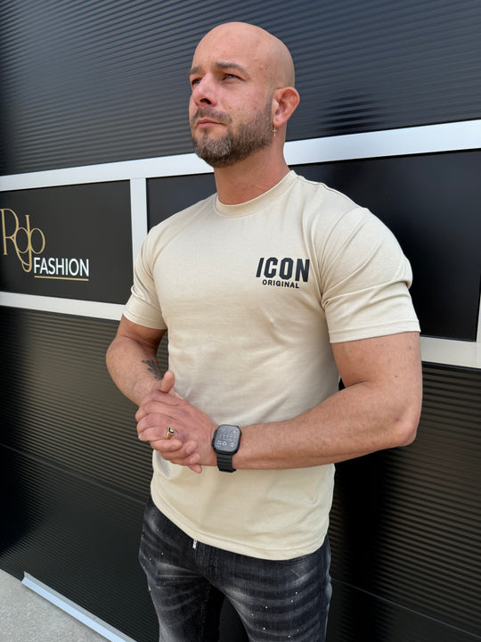 Icon Teddy Back Print Oversized T-Shirt