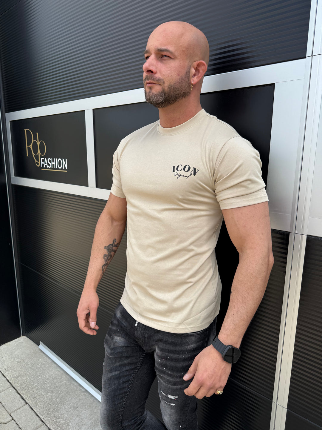 Icon Riviera Back Print Oversized T-Shirt