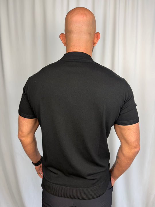 Monaco Knit Zip Polo