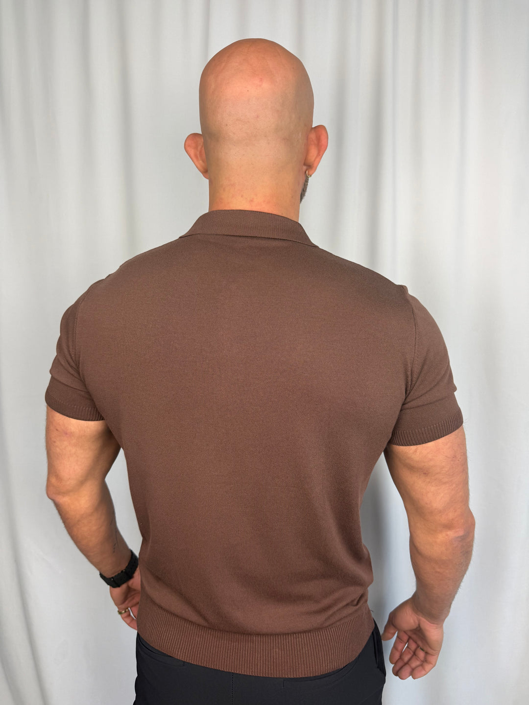 Monaco Knit Zip Polo