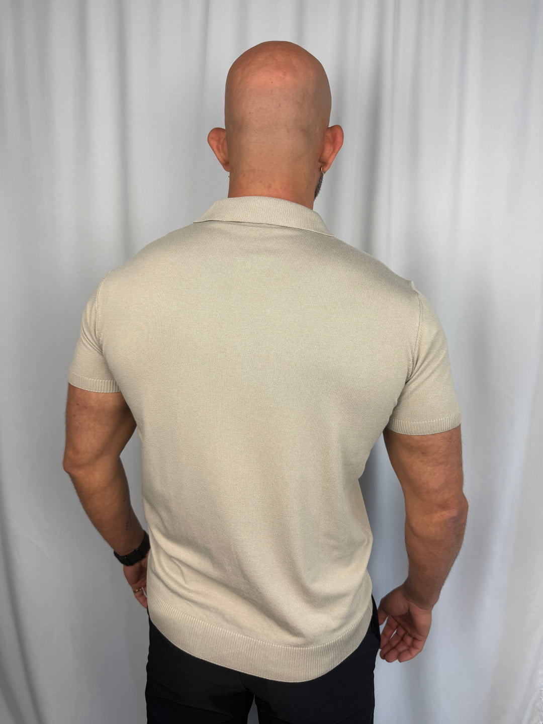 Monaco Knit Zip Polo