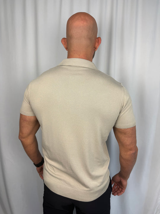 Monaco Knit Zip Polo
