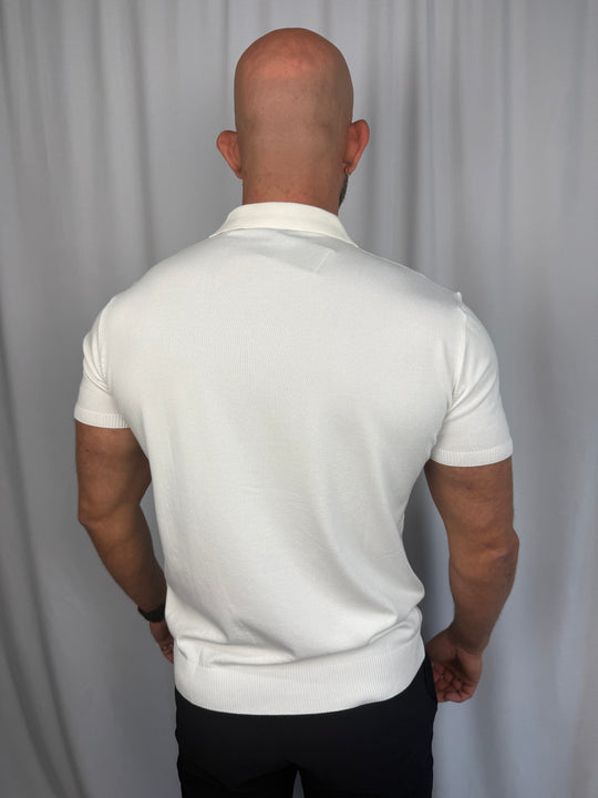 Monaco Knit Zip Polo