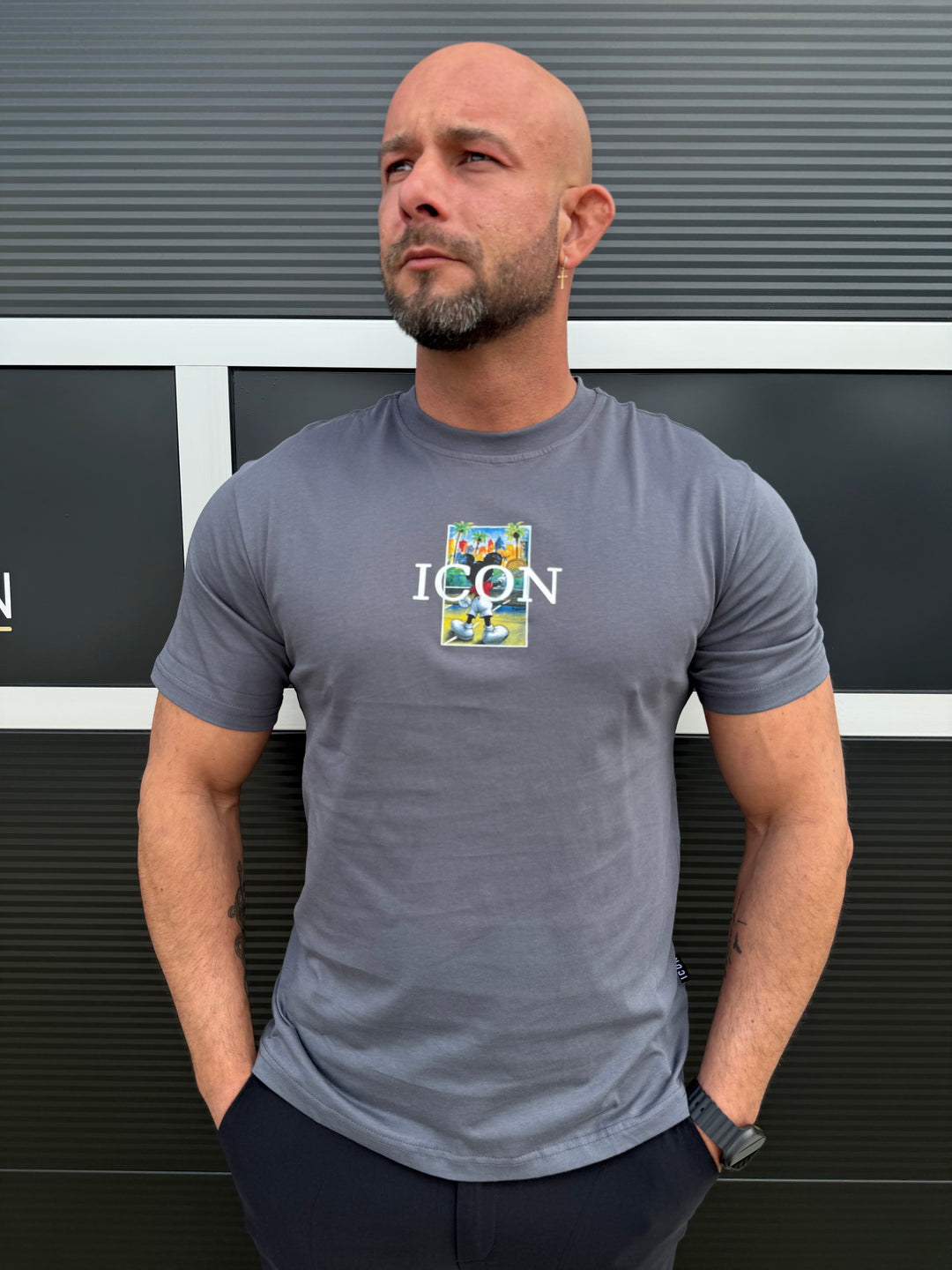 Icon Skyline Tennis Tee Oversized T-Shirt