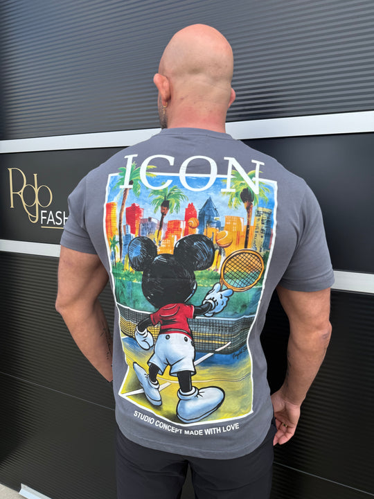 Icon Skyline Tennis Tee Oversized T-Shirt