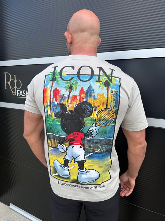 Icon Skyline Tennis Tee Oversized T-Shirt