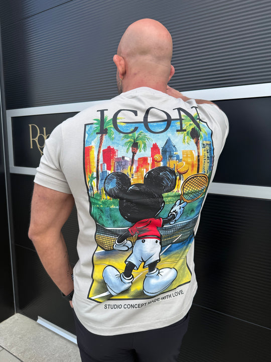 Icon Skyline Tennis Tee Oversized T-Shirt