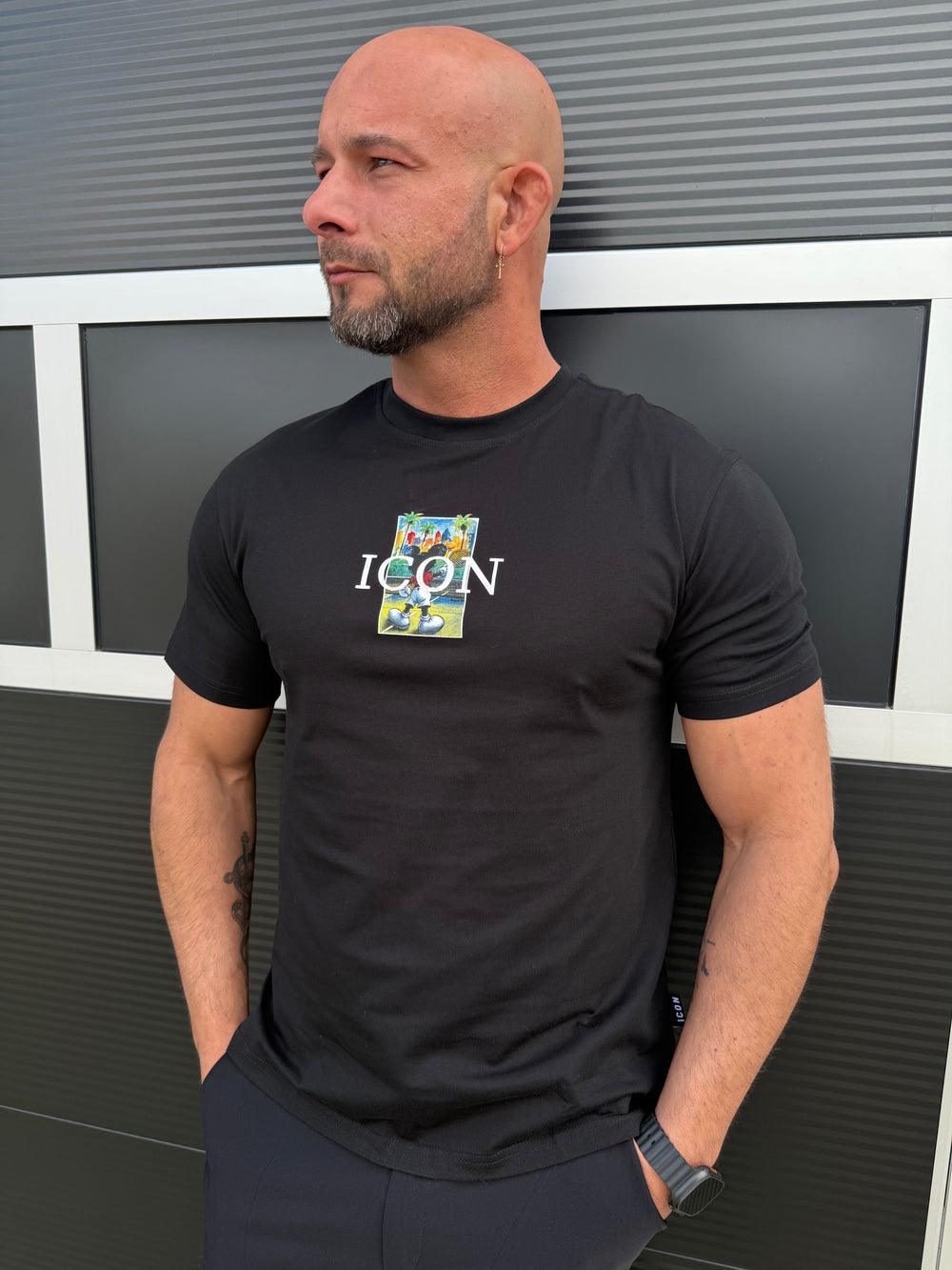 Icon Skyline Tennis Tee Oversized T-Shirt