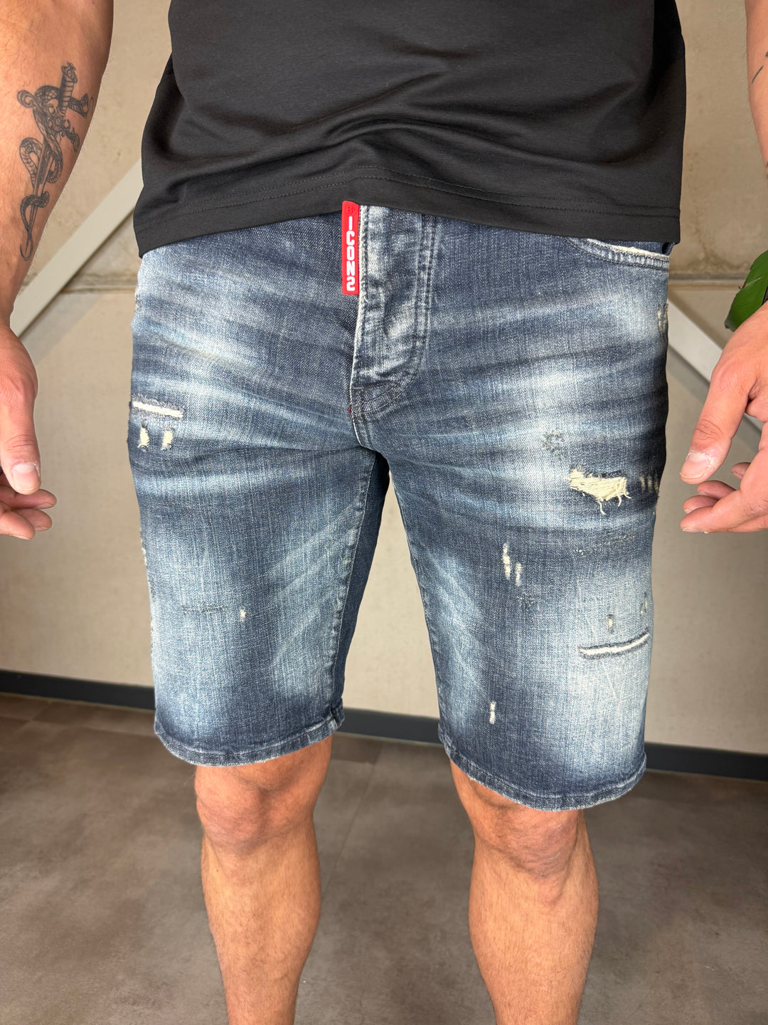 Icon2 Jeans Short Met Stretch 2680