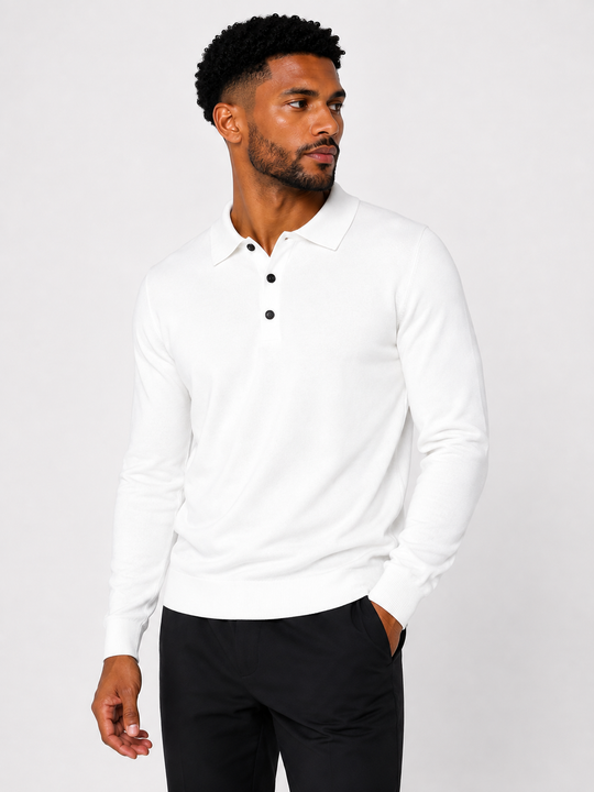 The Bellini Knit Polo Sweater
