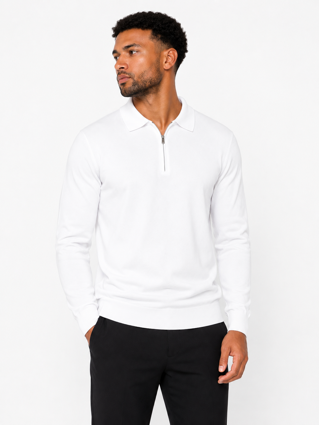 The Firenze Knit Zip Sweater