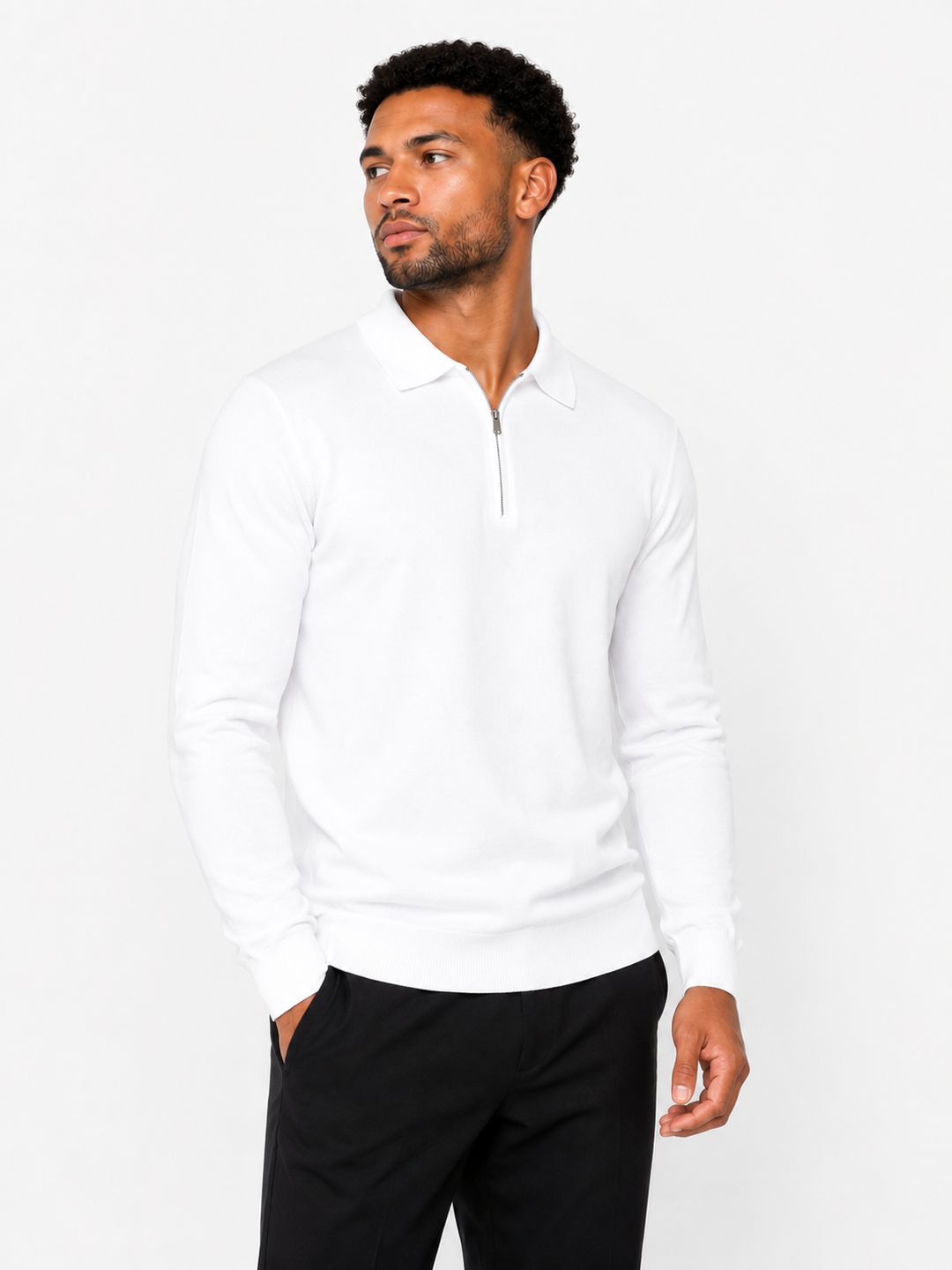 The Firenze Knit Zip Sweater