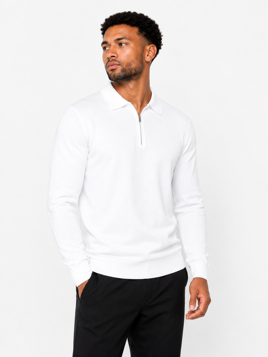 The Firenze Knit Zip Sweater