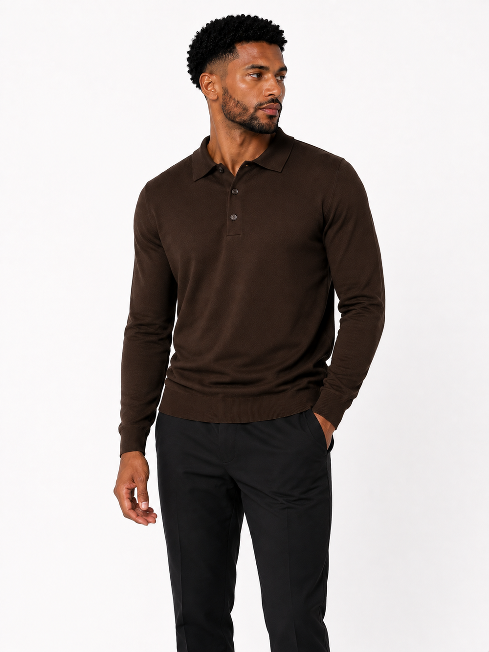 The Bellini Knit Polo Sweater