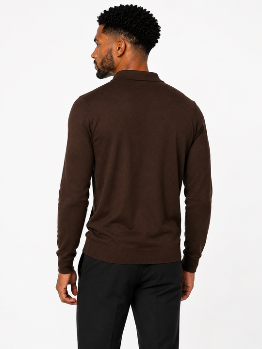 The Bellini Knit Polo Sweater
