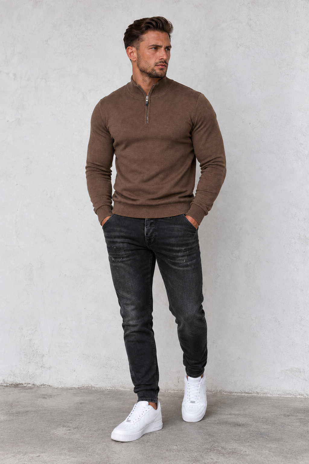 The Classic Zip Sweater
