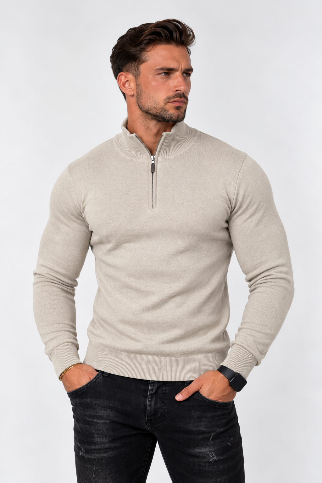 The Classic Zip Sweater