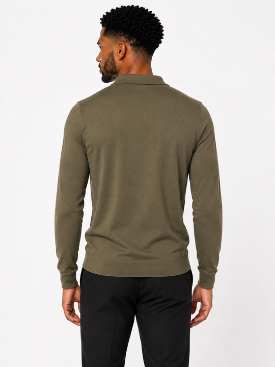 The Bellini Knit Polo Sweater