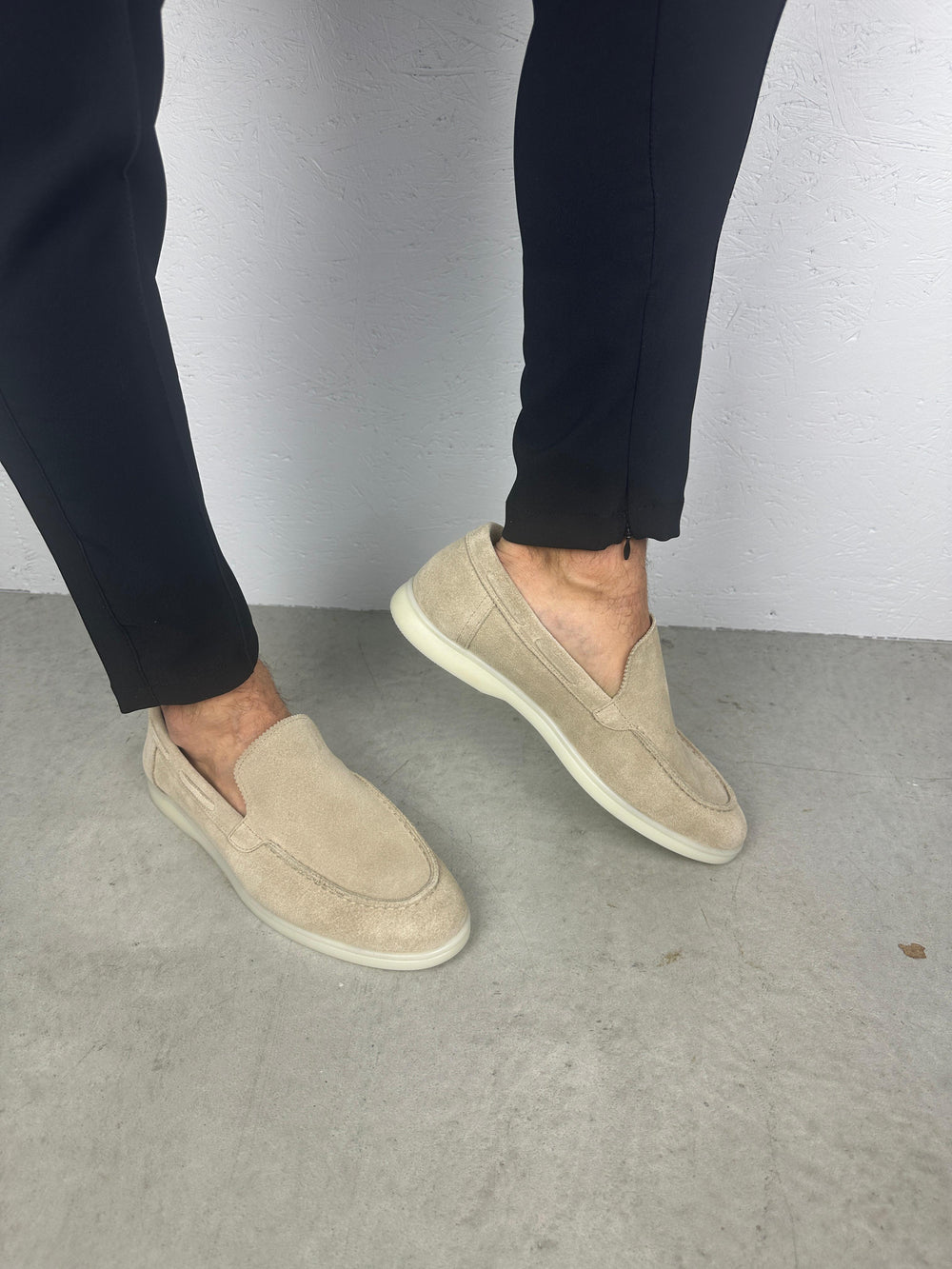 Urban Suede Loafers Beige