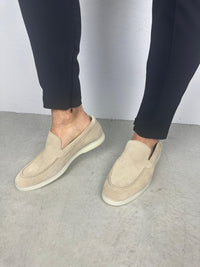 Urban Suede Loafers Beige