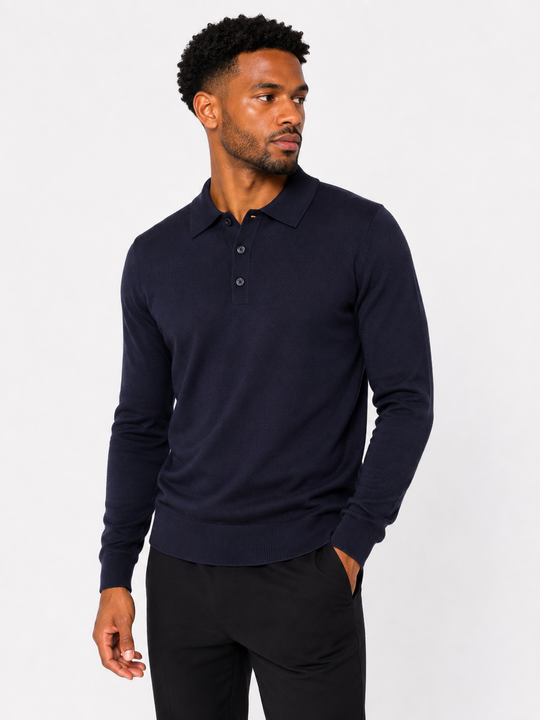 The Bellini Knit Polo Sweater