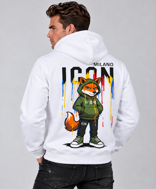 ICON Color Splash Fox Tee Hoodie